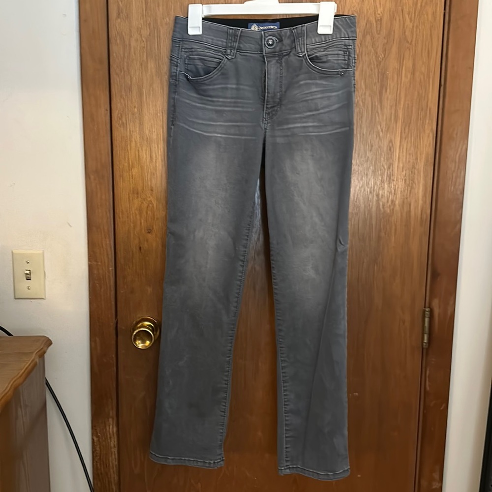 Gray jeans- Ab solutions. Democracy